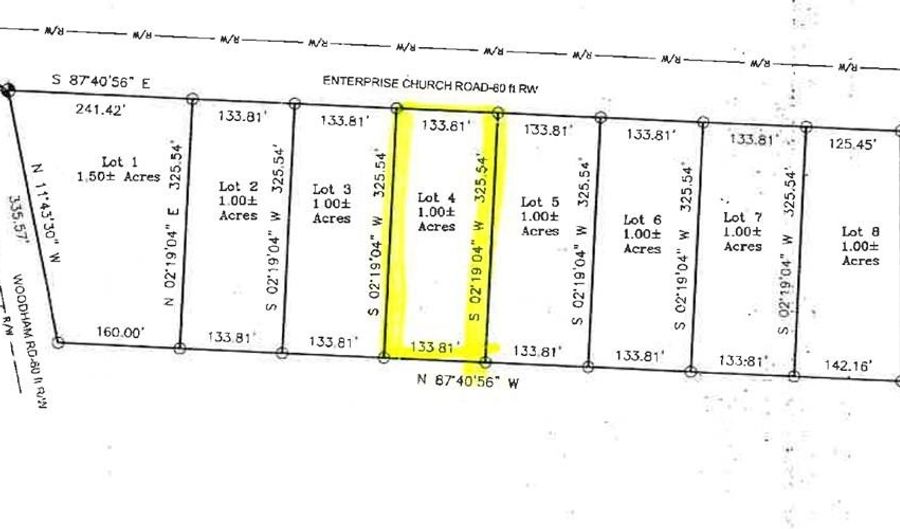 Enterprise Church Rd lot 4, Ashford, AL 36312 - 0 Beds, 0 Bath