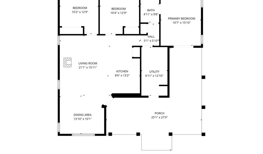 734 Maverick, Concho, AZ 85924 - 3 Beds, 1 Bath