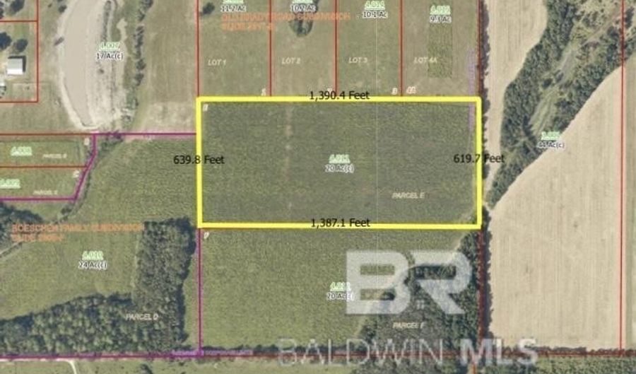 E Old Brady Road lot E, Bay Minette, AL 36507 - 0 Beds, 0 Bath