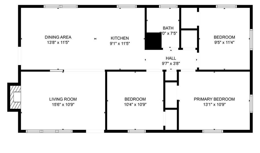 122 McKee Dr, Blacksburg, SC 29702 - 3 Beds, 1 Bath