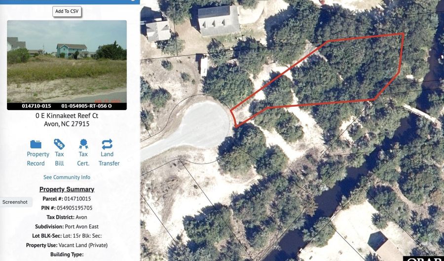 E Kinnakeet Reef Court lot 15R, Avon, NC 27915 - 0 Beds, 0 Bath