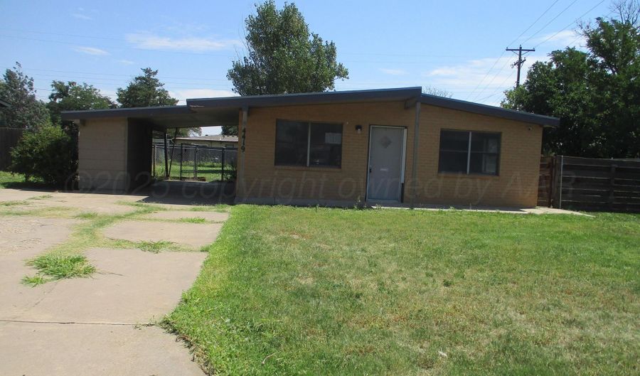 4419 S ONG St, Amarillo, TX 79110 - 3 Beds, 1 Bath
