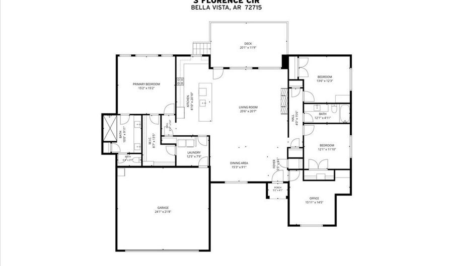 3 Florence Cir, Bella Vista, AR 72715 - 3 Beds, 2 Bath