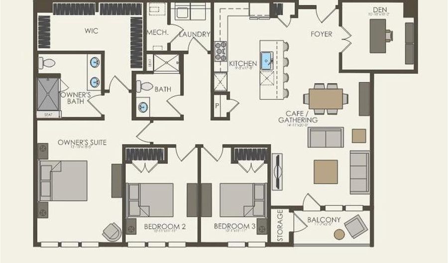 1121 FORTUNE Ter 502, Potomac, MD 20854 - 3 Beds, 2 Bath
