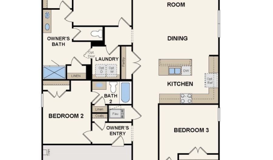 401 Merlot Dr Plan: BRAZOS, Alvin, TX 77511 - 4 Beds, 3 Bath