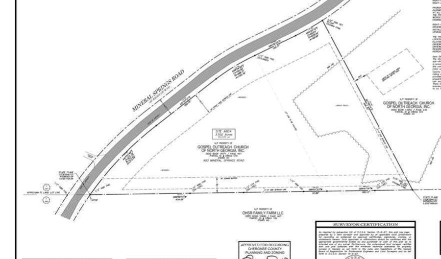 983 Mineral Springs Rd, Ball Ground, GA 30107 - 0 Beds, 0 Bath