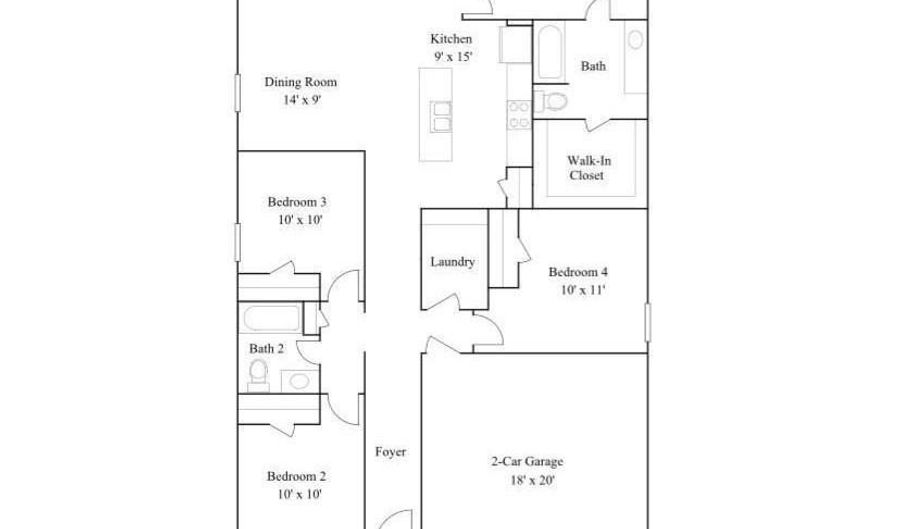 1801 Avery Pointe Dr, Anna, TX 75409 - 4 Beds, 2 Bath