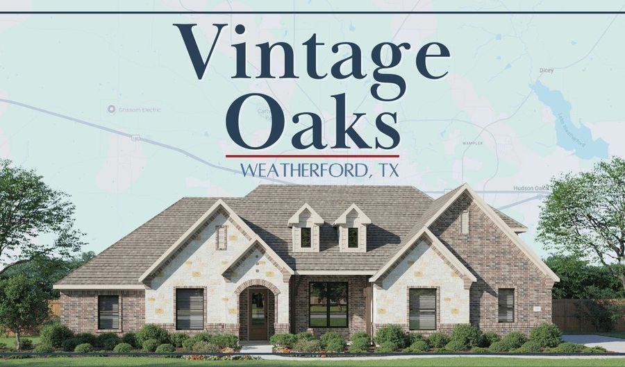 304 Oak Meadow Ln Plan: The Aylin, Weatherford, TX 76085 - 3 Beds, 3 Bath
