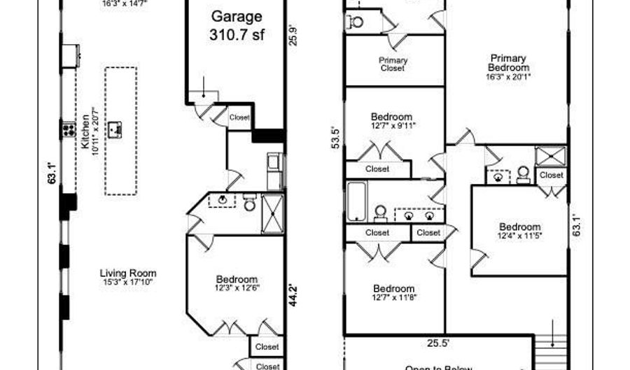 1609 Onslow Dr, Charlotte, NC 28205 - 5 Beds, 4 Bath