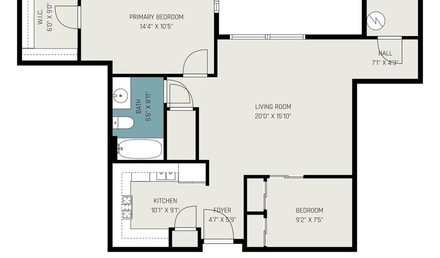 2451 MIDTOWN Ave 1611, Alexandria, VA 22303 - 1 Beds, 1 Bath