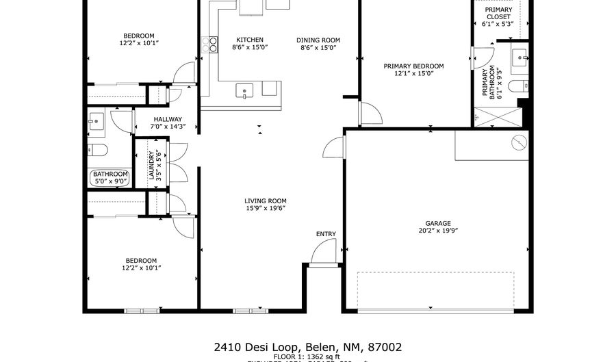 2410 Desi Loop, Belen, NM 87002 - 3 Beds, 2 Bath