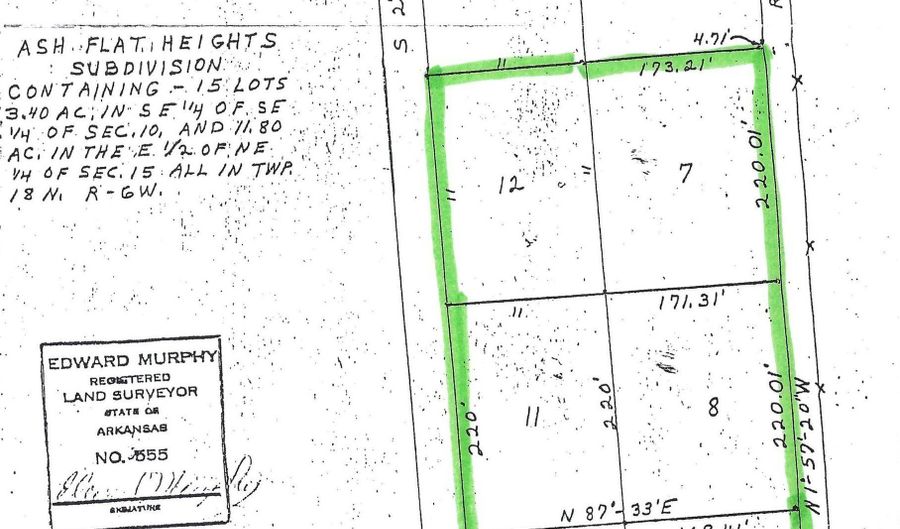 Martin Drive lot 7-12, Ash Flat, AR 72513 - 0 Beds, 0 Bath
