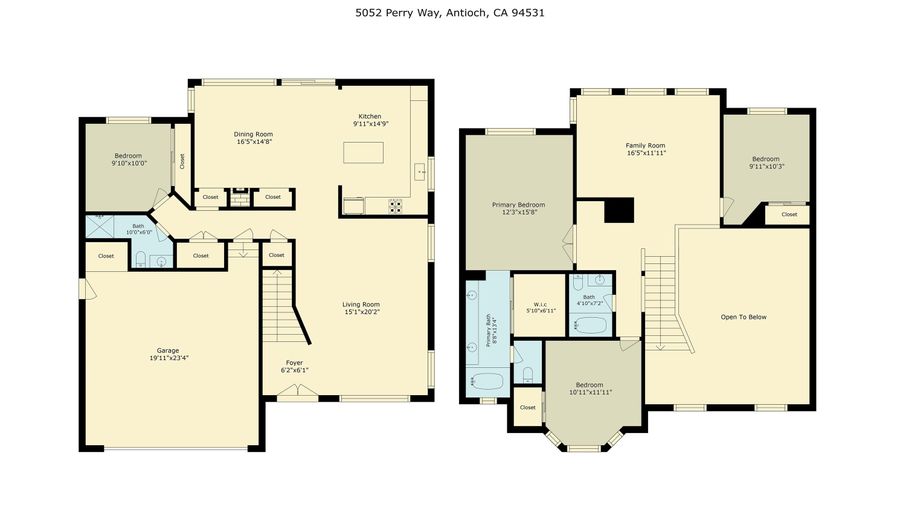 5052 PERRY Way, Antioch, CA 94531 - 4 Beds, 3 Bath