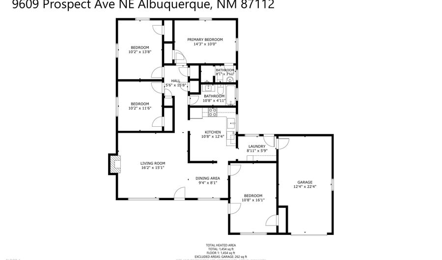 9609 Prospect Ave NE, Albuquerque, NM 87112 - 4 Beds, 2 Bath