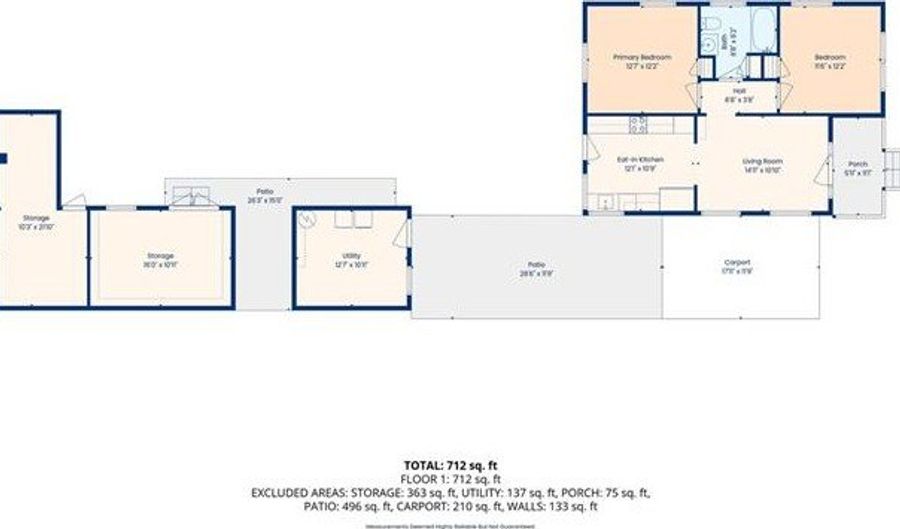 411 LEBEAU St, Arabi, LA 70032 - 2 Beds, 1 Bath