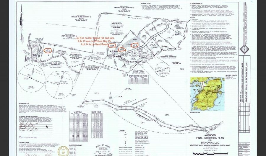 8 9 10 & 14 Kent/Bar Island/Wohoa Bay Rd, Addison, ME 04606 - 0 Beds, 0 Bath