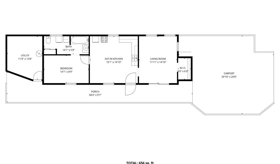 807 Cheddar Rd, Belton, SC 29627 - 1 Beds, 1 Bath