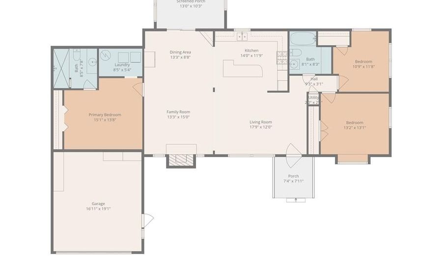 839 14th St, Barling, AR 72923 - 3 Beds, 2 Bath
