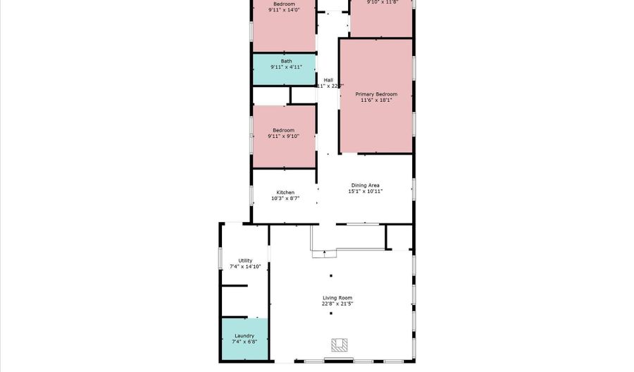 6512 Tennessee St, Baxter, TN 38544 - 4 Beds, 1 Bath