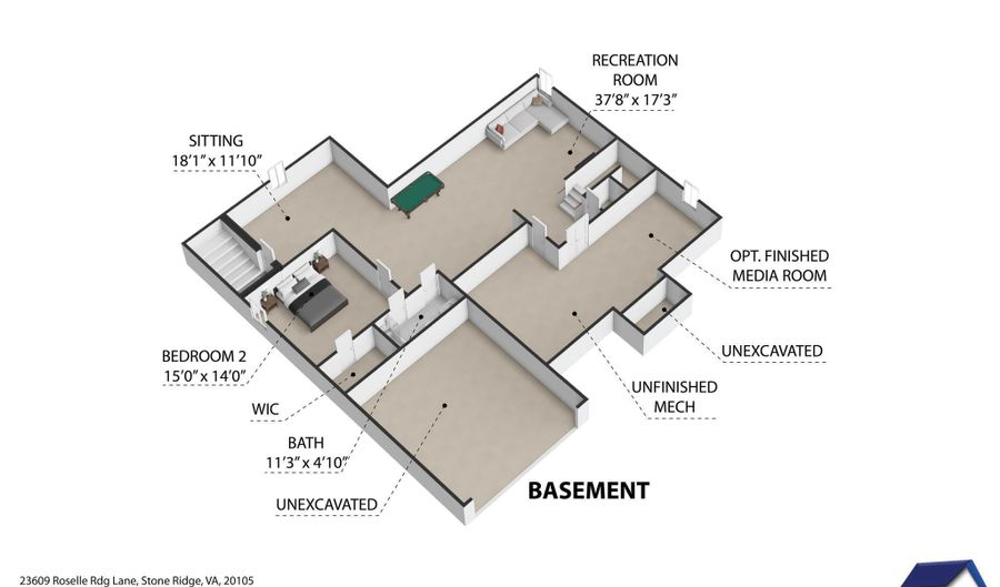 23609 ROSELLE RIDGE Ln, Aldie, VA 20105 - 5 Beds, 5 Bath