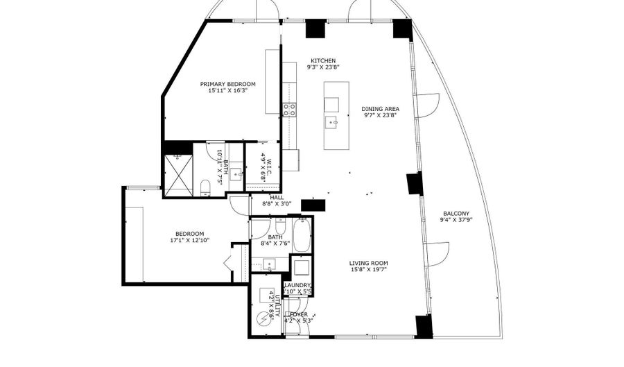 3409 WILSON Blvd 611, Arlington, VA 22201 - 2 Beds, 2 Bath