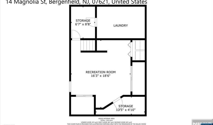 14 Magnolia St, Bergenfield, NJ 07621 - 4 Beds, 2 Bath