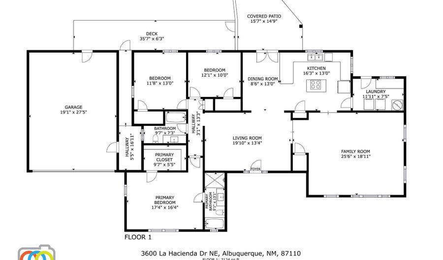 3600 LA HACIENDA Dr NE, Albuquerque, NM 87110 - 3 Beds, 2 Bath