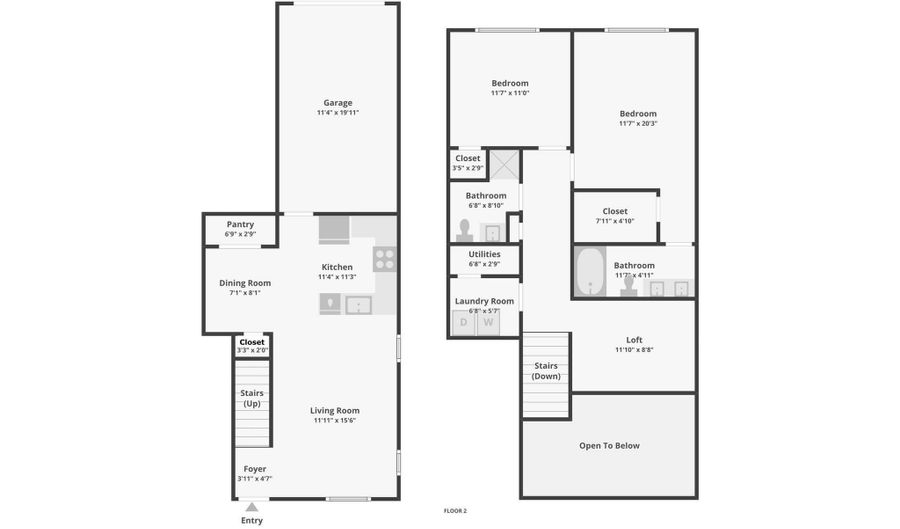 3745 GREEN St, Claymont, DE 19703 - 2 Beds, 2 Bath