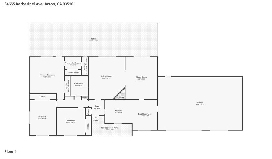 34655 Katherinel Ave, Acton, CA 93510 - 3 Beds, 2 Bath