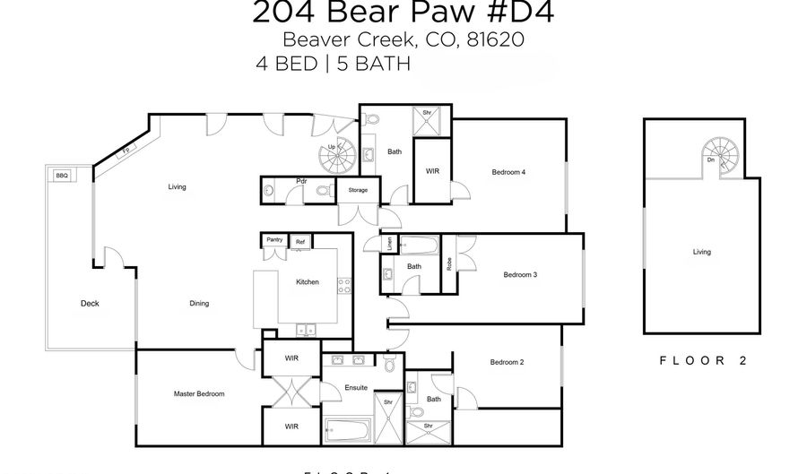 204 Bear Paw D6, Avon, CO 81620 - 4 Beds, 5 Bath