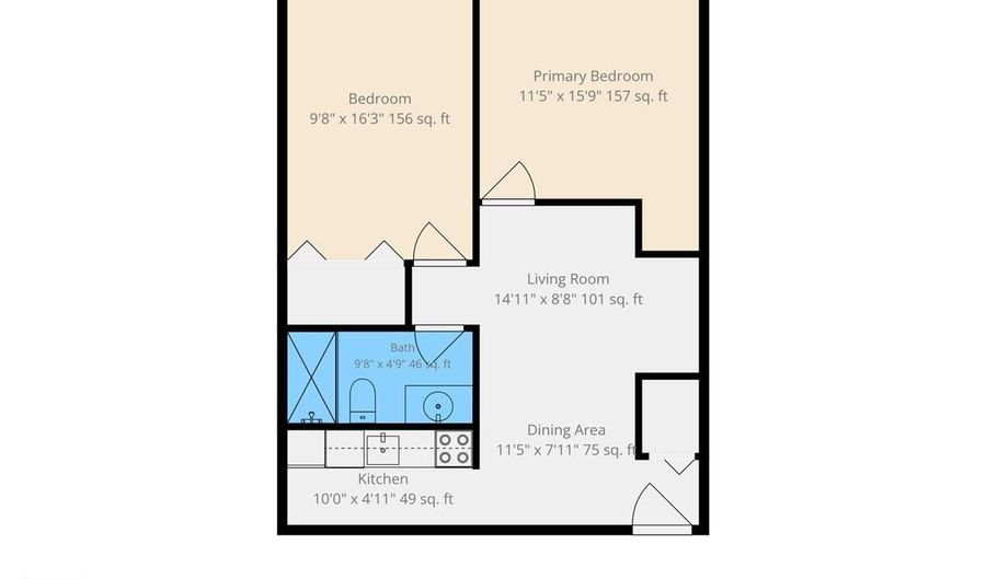 1531 Packard St 13, Ann Arbor, MI 48104 - 2 Beds, 1 Bath