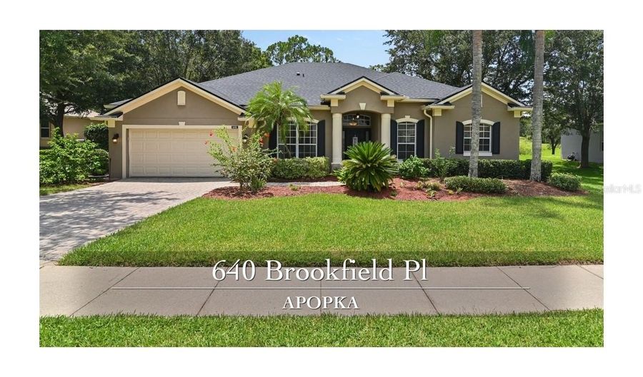 640 BROOKFIELD Pl, Apopka, FL 32712 - 4 Beds, 3 Bath