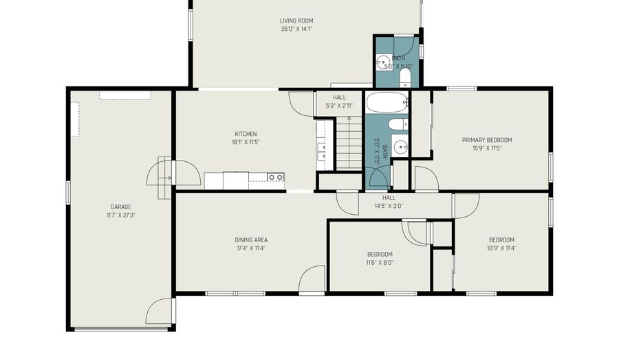 408 Washington St, Albion, MI 49224 - 3 Beds, null Bath