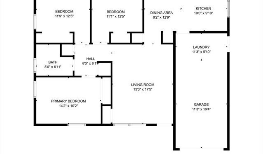 105 Mistletoe Ln, Bartlesville, OK 74003 - 3 Beds, 1 Bath