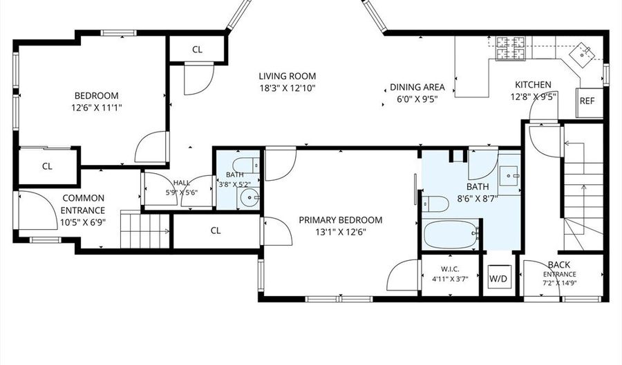 163 Elm St 1, Amesbury, MA 01913 - 2 Beds, 2 Bath