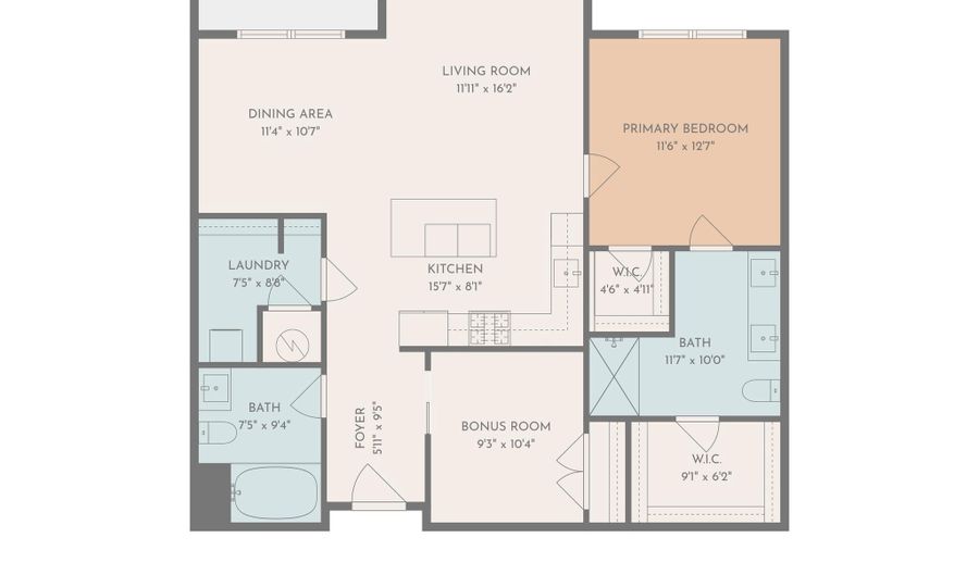 737 SWANN Ave 308, Alexandria, VA 22301 - 1 Beds, 2 Bath