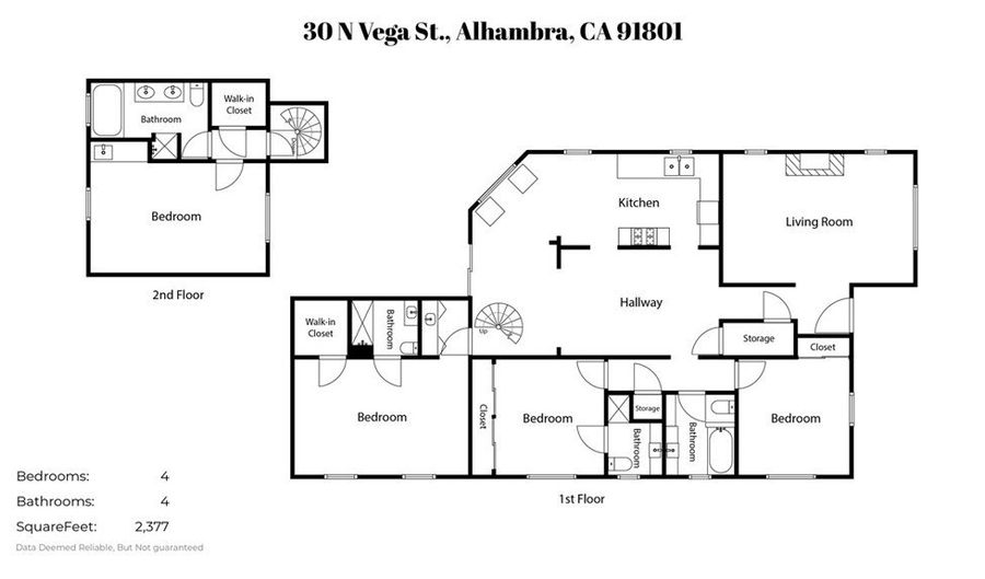 30 N Vega St, Alhambra, CA 91801 - 4 Beds, 4 Bath