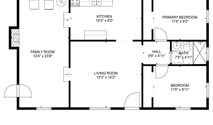 1775 Standish Steel Rd, Bedford, IN 47421 - 2 Beds, 1 Bath