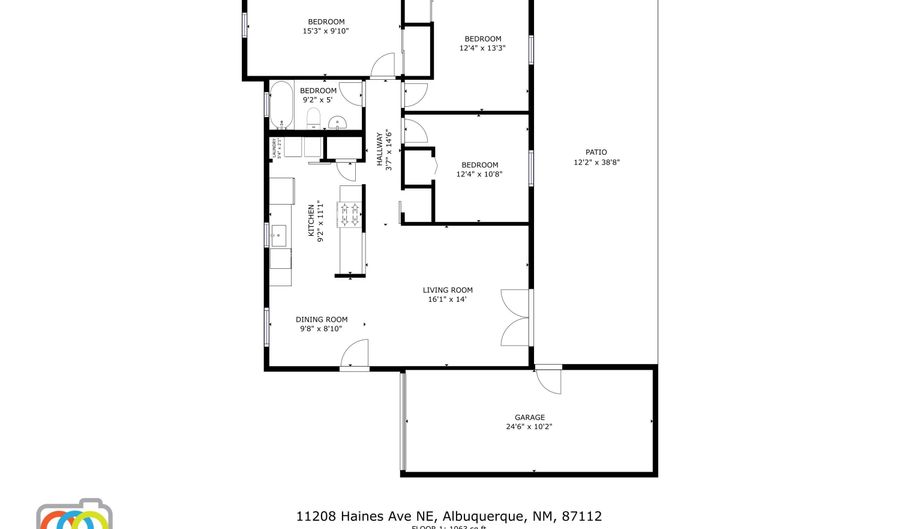11208 Haines Ave NE, Albuquerque, NM 87112 - 3 Beds, 1 Bath