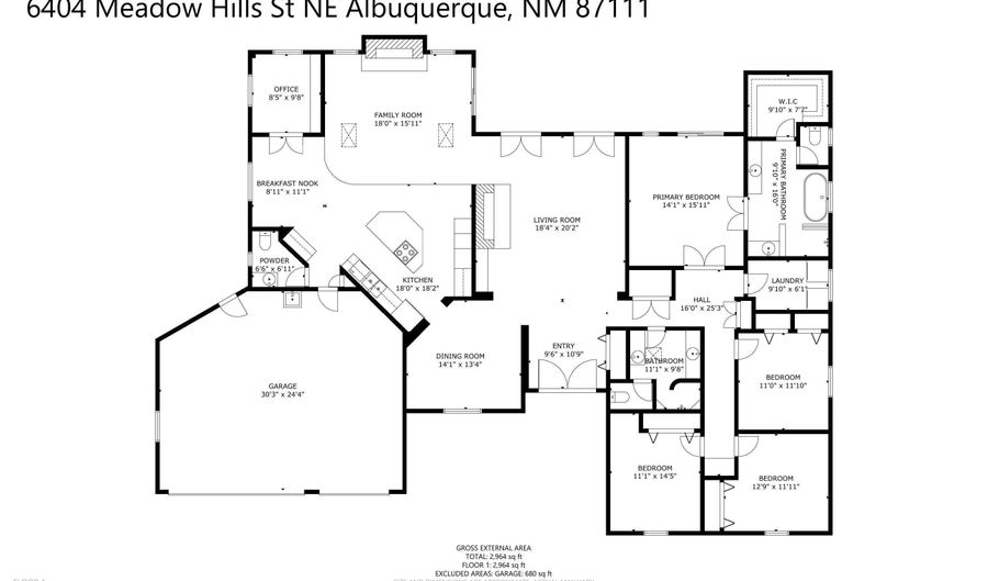 6404 Meadow Hills St NE, Albuquerque, NM 87111 - 4 Beds, 3 Bath