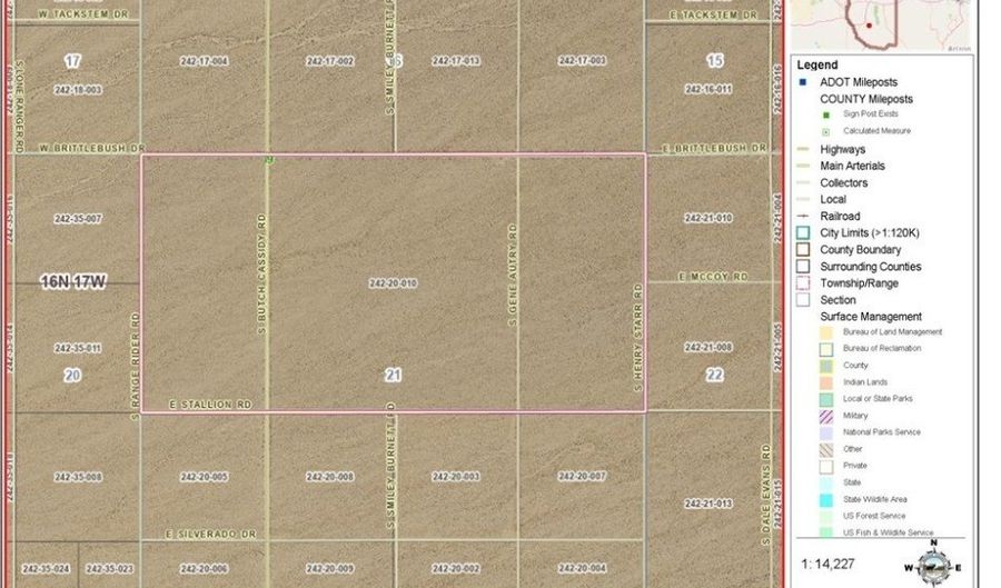 320 Acres W Brittlebush Dr, Yucca, AZ 86438 - 0 Beds, 0 Bath