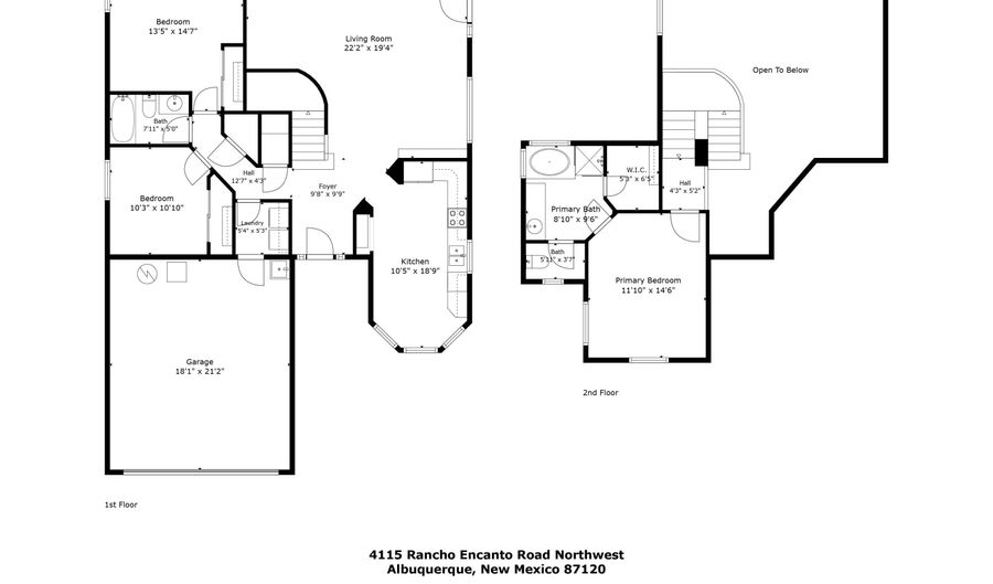 4115 Rancho Encanto Rd NW, Albuquerque, NM 87120 - 3 Beds, 2 Bath