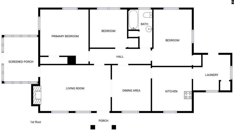 703 Savage St, Camden, SC 29020 - 3 Beds, 1 Bath
