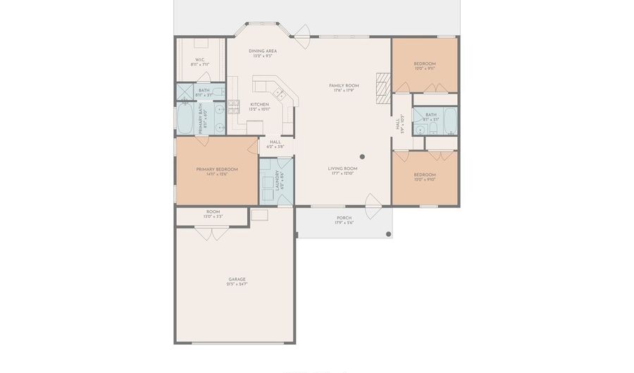 357 Kings Ridge Cir, Brandon, MS 39047 - 3 Beds, 2 Bath