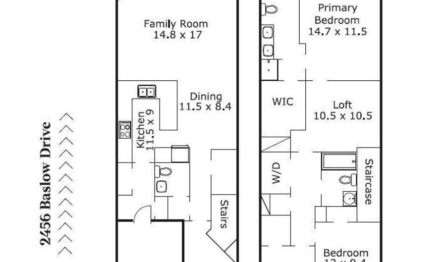 2456 Baslow Dr, Apex, NC 27539 - 3 Beds, 3 Bath