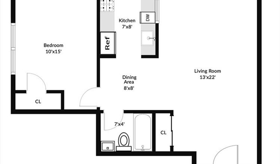 995 Massachusetts Ave 102, Arlington, MA 02476 - 1 Beds, 1 Bath
