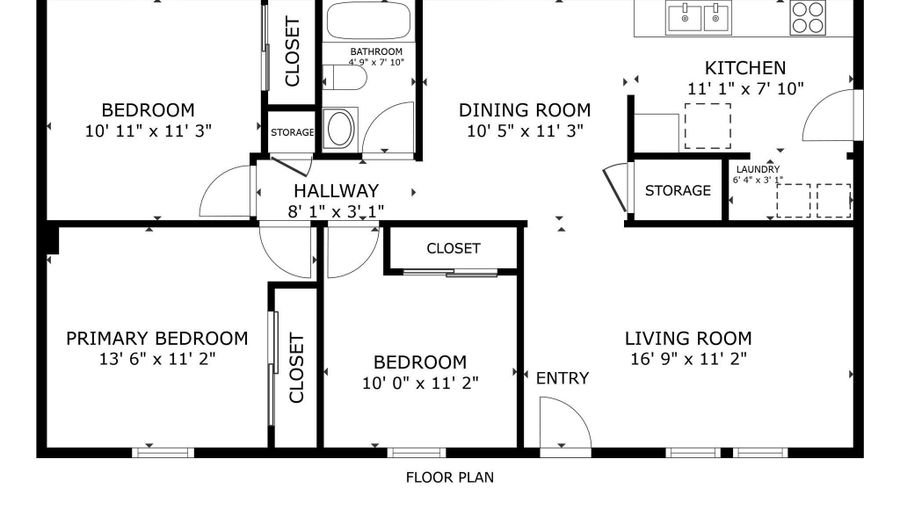 615 WILSON St, Laurel, DE 19956 - 3 Beds, 1 Bath