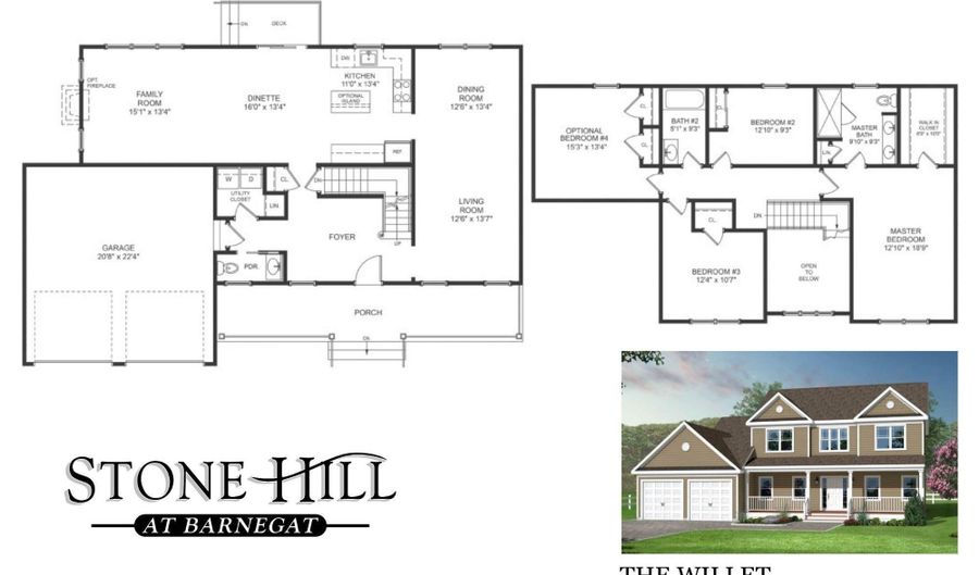 0 TRINITY Ct WILLET MODEL, Barnegat, NJ 08005 - 3 Beds, 3 Bath