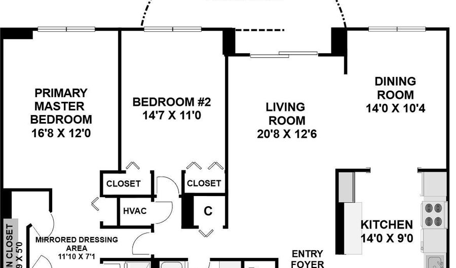 5904 MOUNT EAGLE Dr 105, Alexandria, VA 22303 - 2 Beds, 2 Bath
