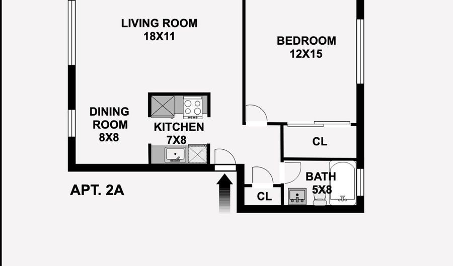 295 Merrick Rd 4A, Amityville, NY 11701 - 1 Beds, 1 Bath